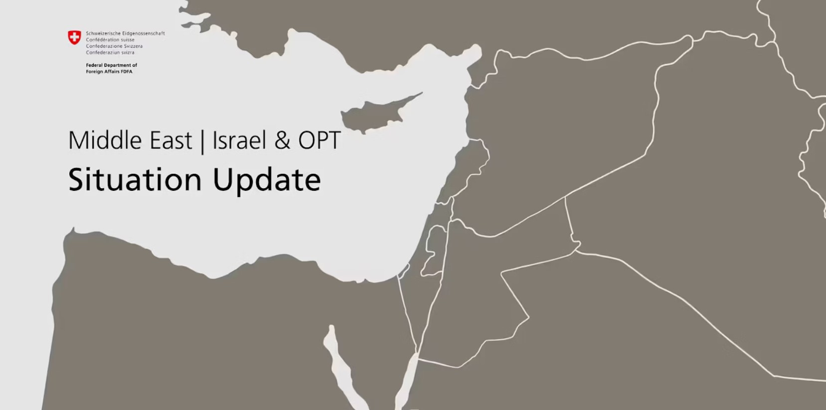 Switzerland Signs Joint Statement Demanding Humanitarian Access To Gaza