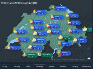 Switzerland’s Historic Heatwave Peaks This Week, Then Finally Relents