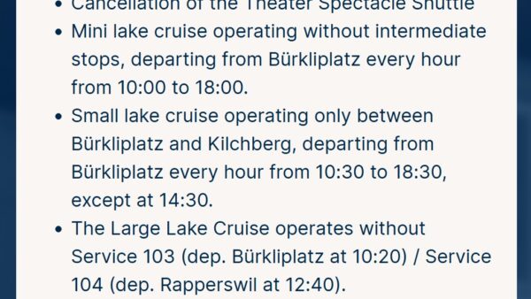 Lake Zurich Boat Services Cancelled: Water Level Drops To Lowest In 74 Years