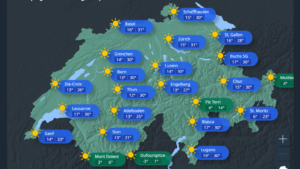 Temperatures Set To Meet Switzerland’s Heatwave Threshold This Week