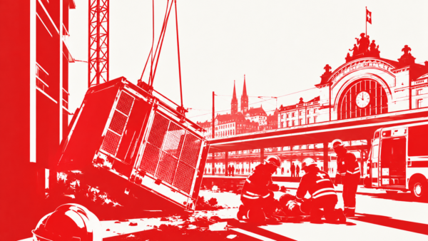 One Dead, One Critically Injured After Construction Lift Falls Near Zurich Main Station